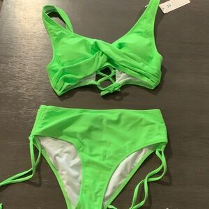 Neon Green Bikini Set
